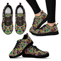 Thumbnail for Hippie Peace Mandala Sneakers - JaZazzy 