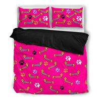 Thumbnail for Dachshund Pink Duvet - JaZazzy 