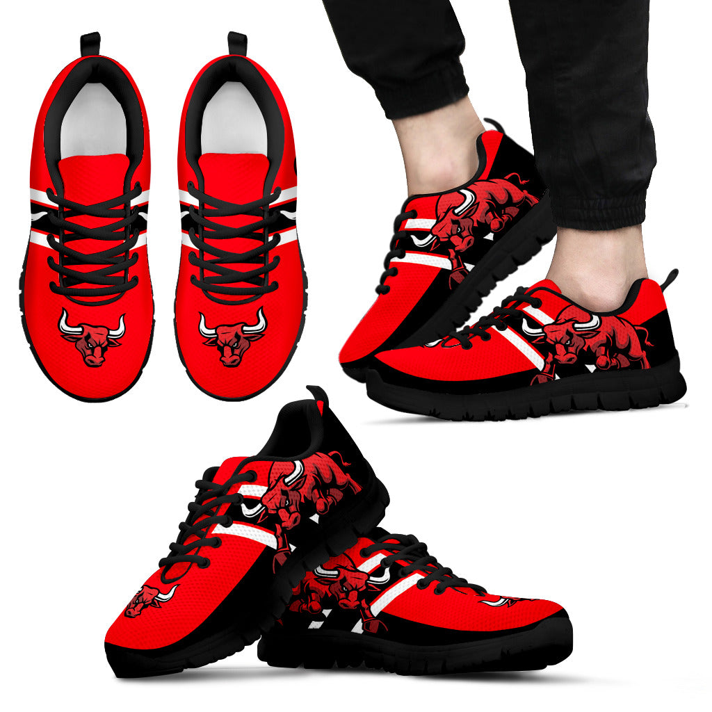 JZP Bulls Red Sneaker SWTT - Unisex - JaZazzy 