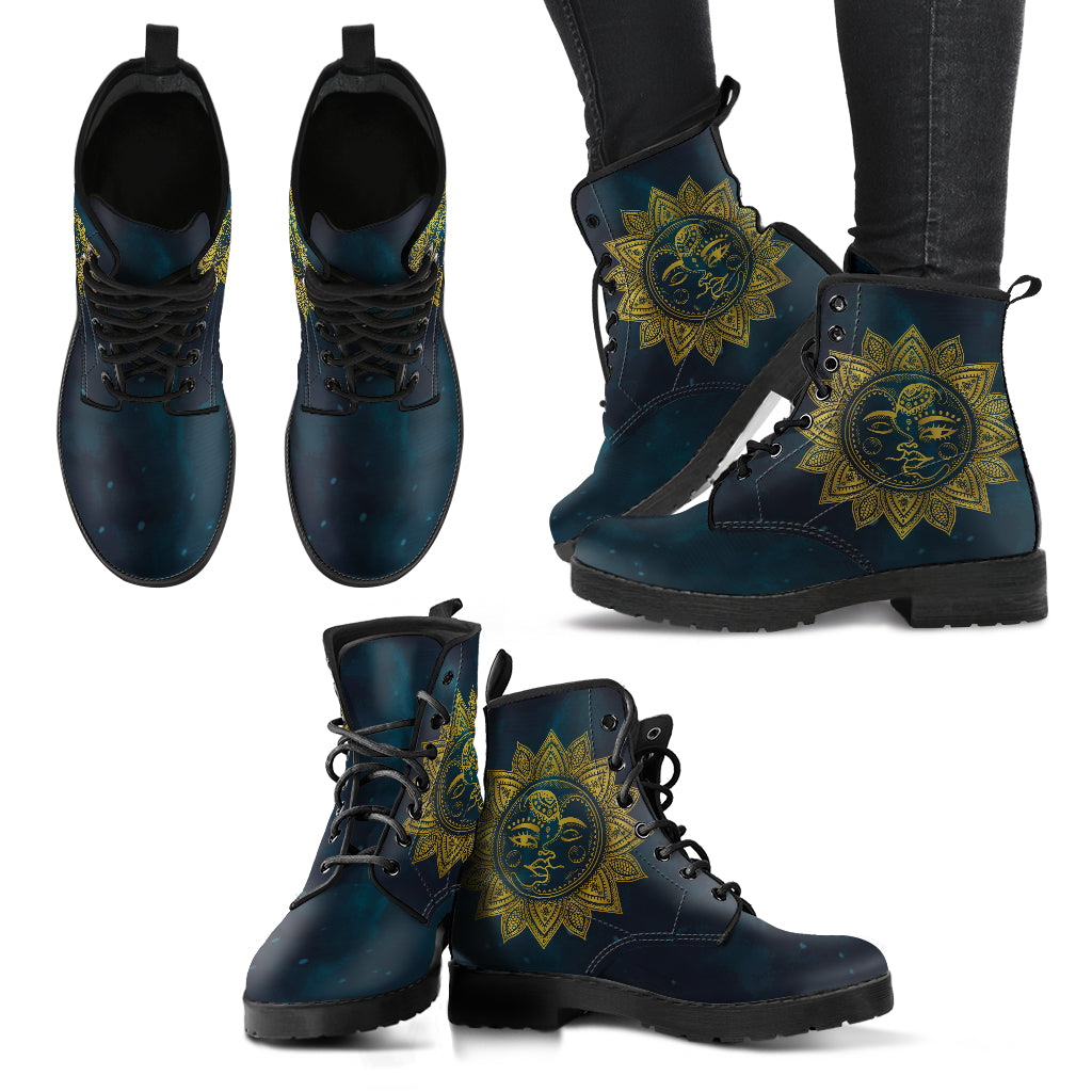 Sun and Moon HandCrafted Boots. - JaZazzy 