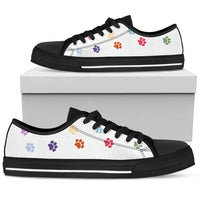 Thumbnail for Paw Prints Low Top Shoes - JaZazzy 