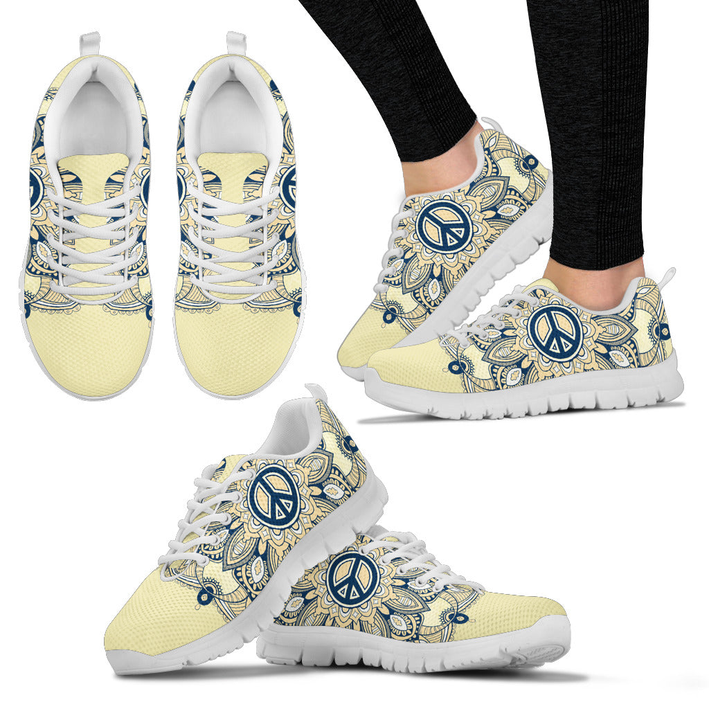 Womens Peace and Henna Sneakers. - JaZazzy 