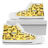 Thumbnail for Yellow hightop with dachsund - JaZazzy 