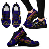Thumbnail for PVAM Univ. TX Womens Sneaker 01Purple - JaZazzy 