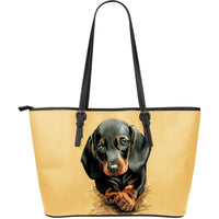 Thumbnail for DACHSHUND LARGE TOTE - JaZazzy 