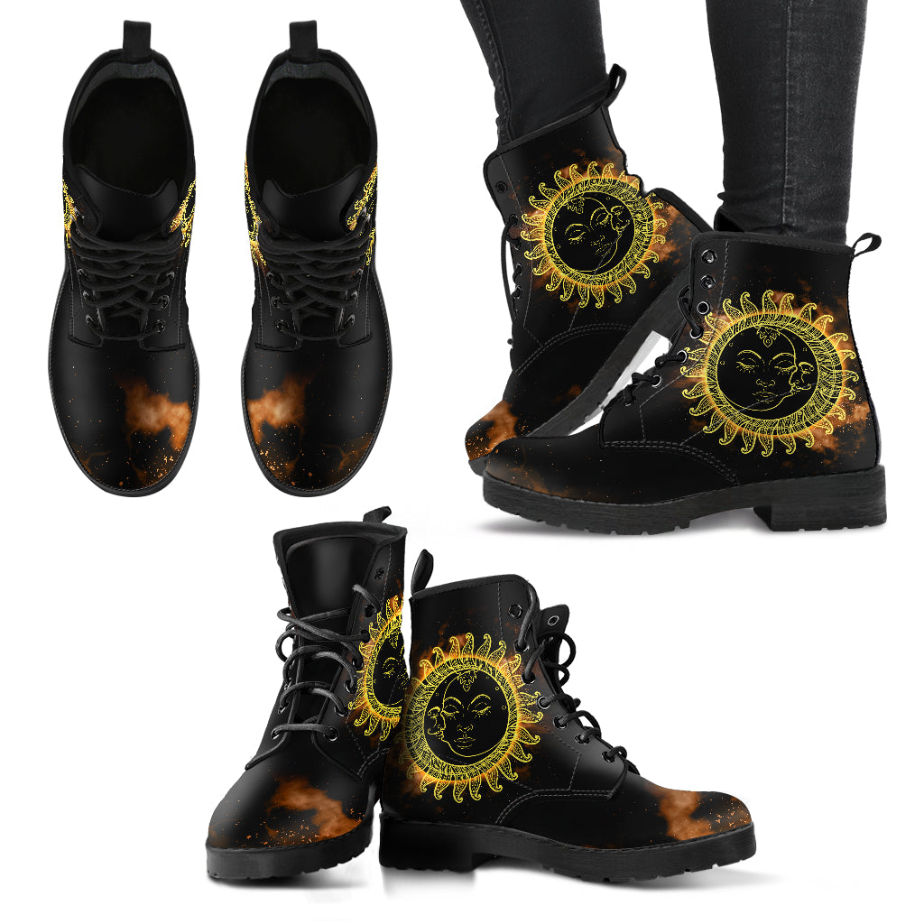 Sun & Moon Handcrafted Boots V2 - JaZazzy 
