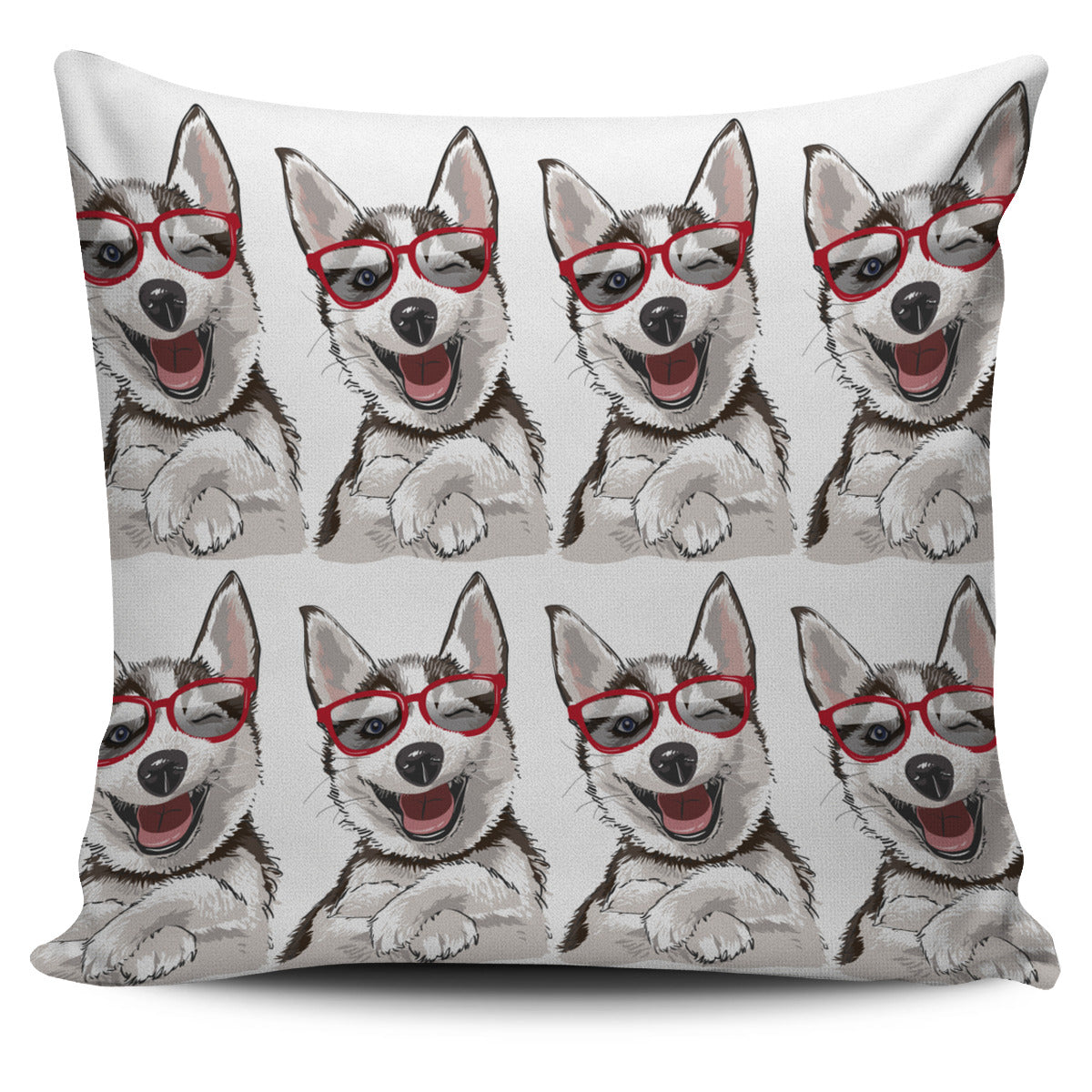 Laughing Dog Pillow Cover - JaZazzy 