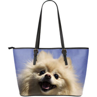 Thumbnail for Pomeranian Dog Lovers Large Leather Handbag - JaZazzy 
