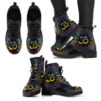 Thumbnail for Ohm Mandala Fractal 3 Handcrafted Boots - JaZazzy 