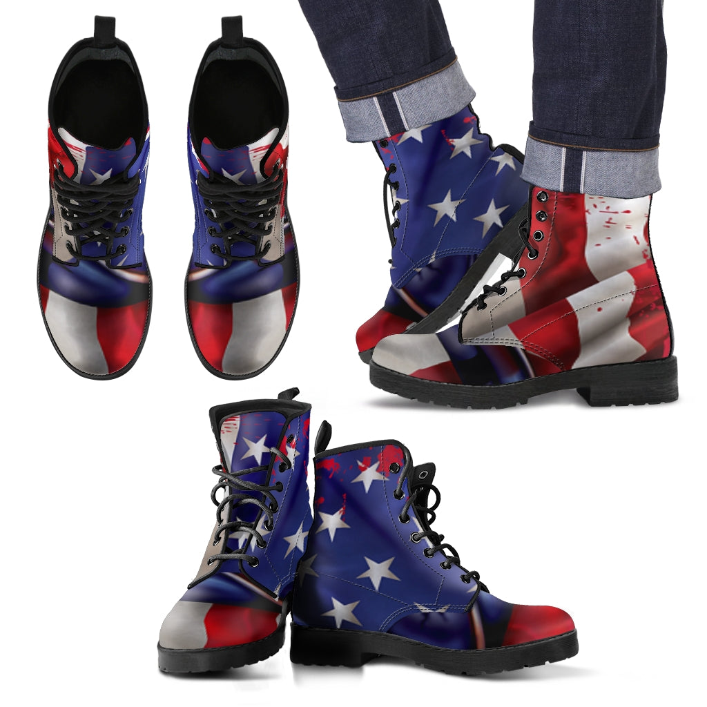 American Flag Men's Boots - JaZazzy 