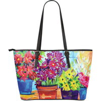 Thumbnail for Flowery Large Tote Bag - JaZazzy 