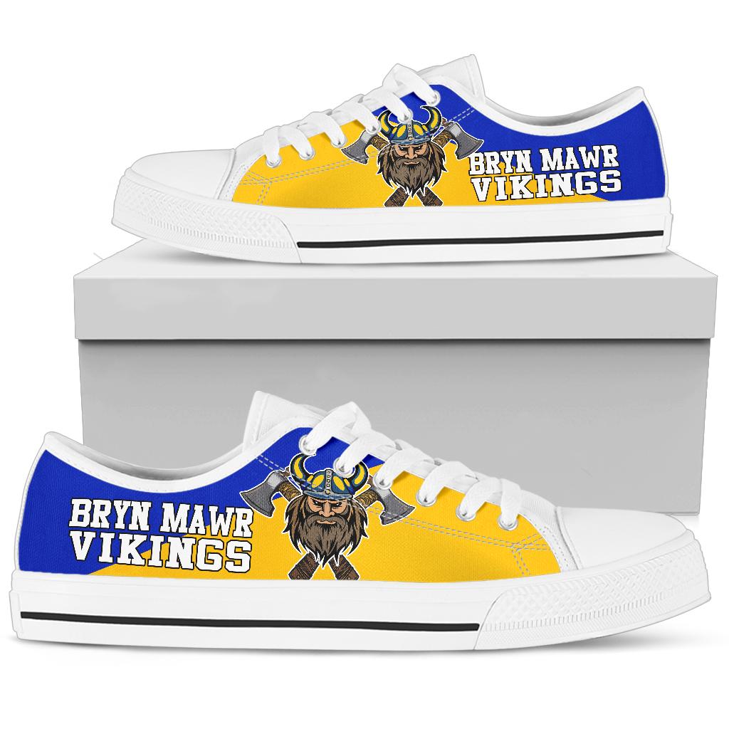 Bryn Mawr Vikings-low top shoes