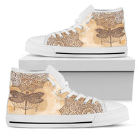 Thumbnail for Beige Dragonfly High Top - JaZazzy 