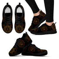 Thumbnail for Black and Mandala flowers black sole - JaZazzy 