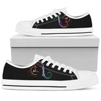 Thumbnail for Gymnastics Lovers Low Top Shoes White - JaZazzy 