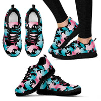 Thumbnail for Pink dog Women's Sneakers - JaZazzy 