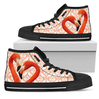 Thumbnail for Flamingo Flock Womens High Top Shoes