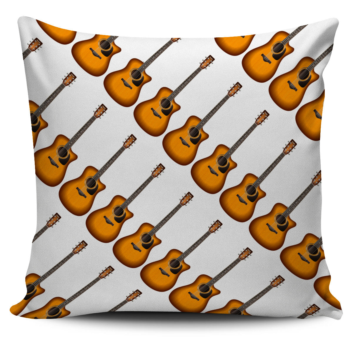 Guitar Print Music Pillow Cover - JaZazzy 
