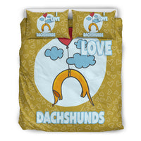 Thumbnail for Love Dachshunds bedding set - JaZazzy 