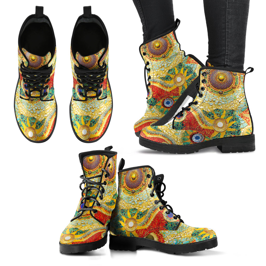 Mosaic 2 Handcrafted Boots - JaZazzy 