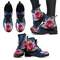 Thumbnail for Beautiful Lotus Handcrafted Boots - JaZazzy 
