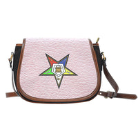 Thumbnail for OES Saddle Bag_Assorted Logo Leather Print - JaZazzy 