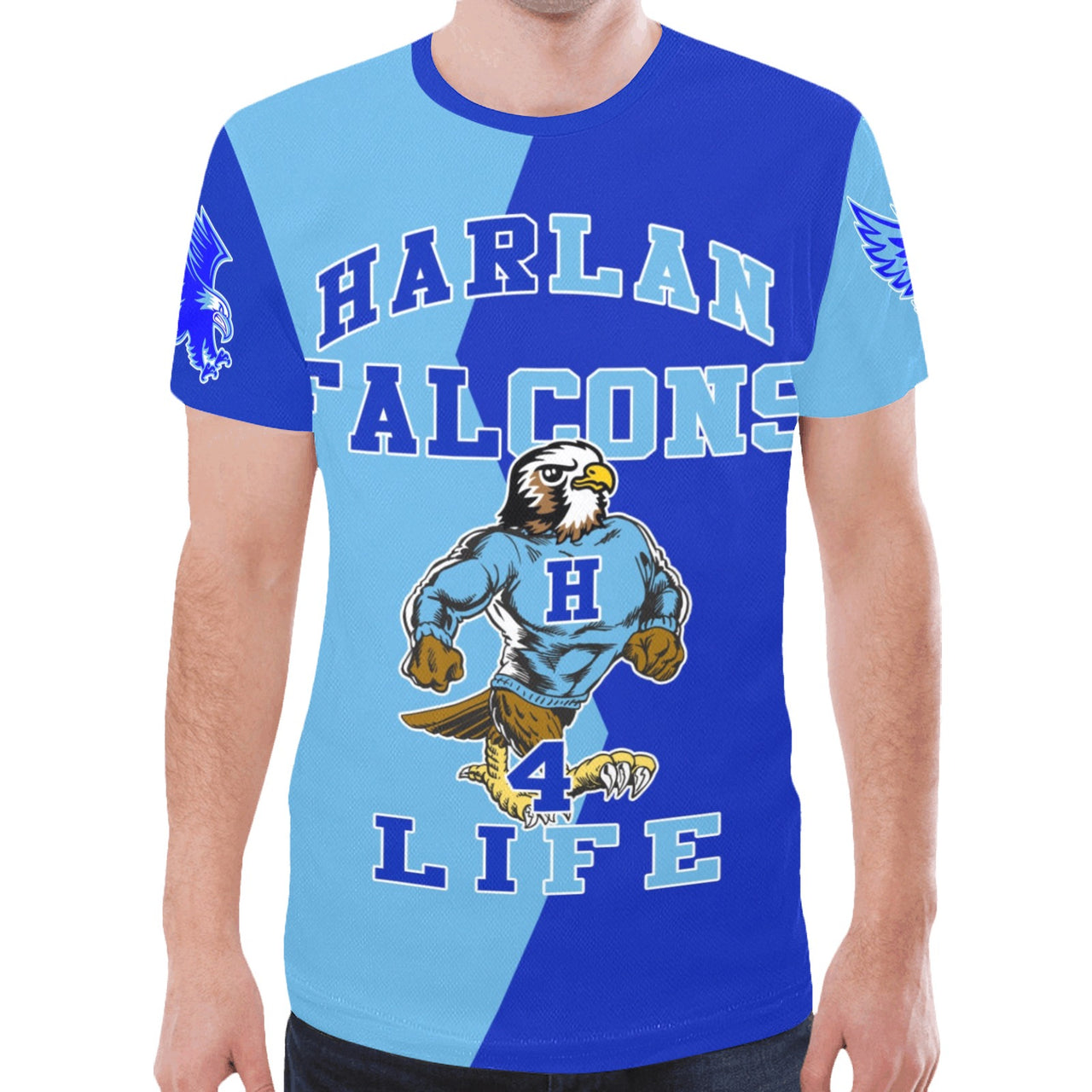 Harlan Falcons 4 life-Ziggie Tee Standing Falcon