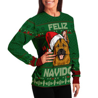 Thumbnail for Feliz Navidog - German Shepherd-Ugly Christmas