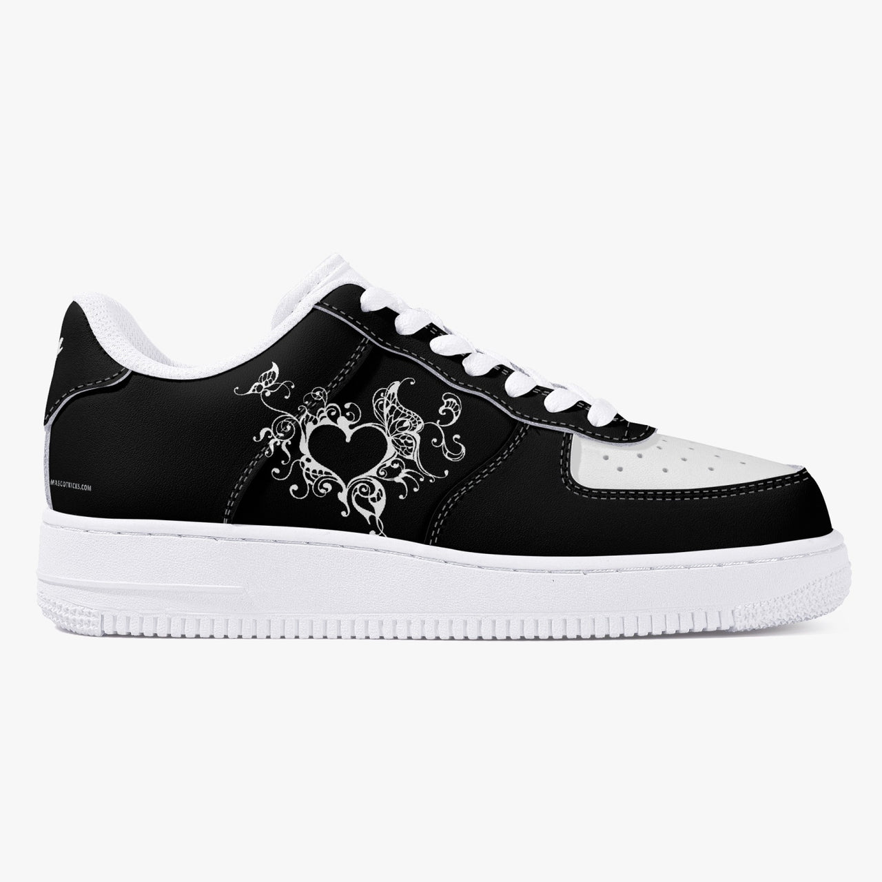 Kennedy v3C -Blk_Hrt_Frame-Low_Top_Unisex_Sneaker