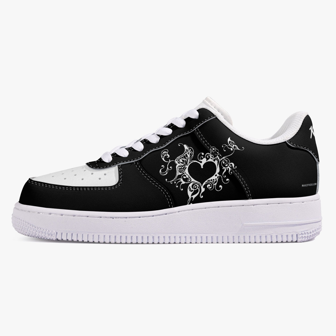 Kennedy v3C -Blk_Hrt_Frame-Low_Top_Unisex_Sneaker