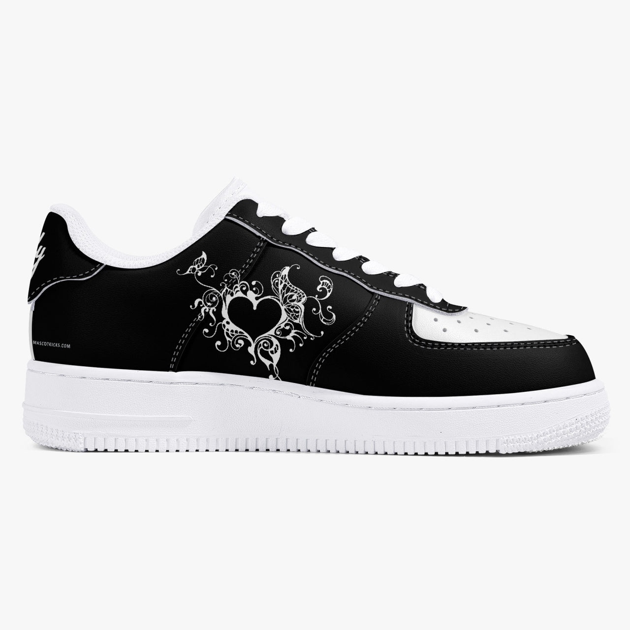 Kennedy v3C -Blk_Hrt_Frame-Low_Top_Unisex_Sneaker