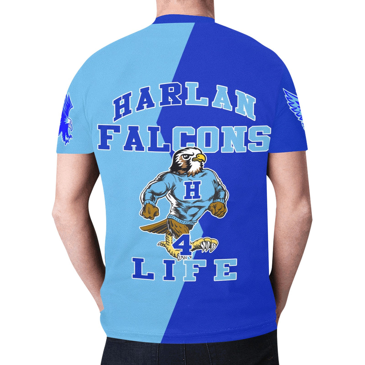 Harlan Falcons 4 life-Ziggie Tee Standing Falcon