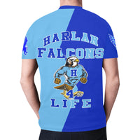 Thumbnail for Harlan Falcons 4 life-Ziggie Tee Standing Falcon