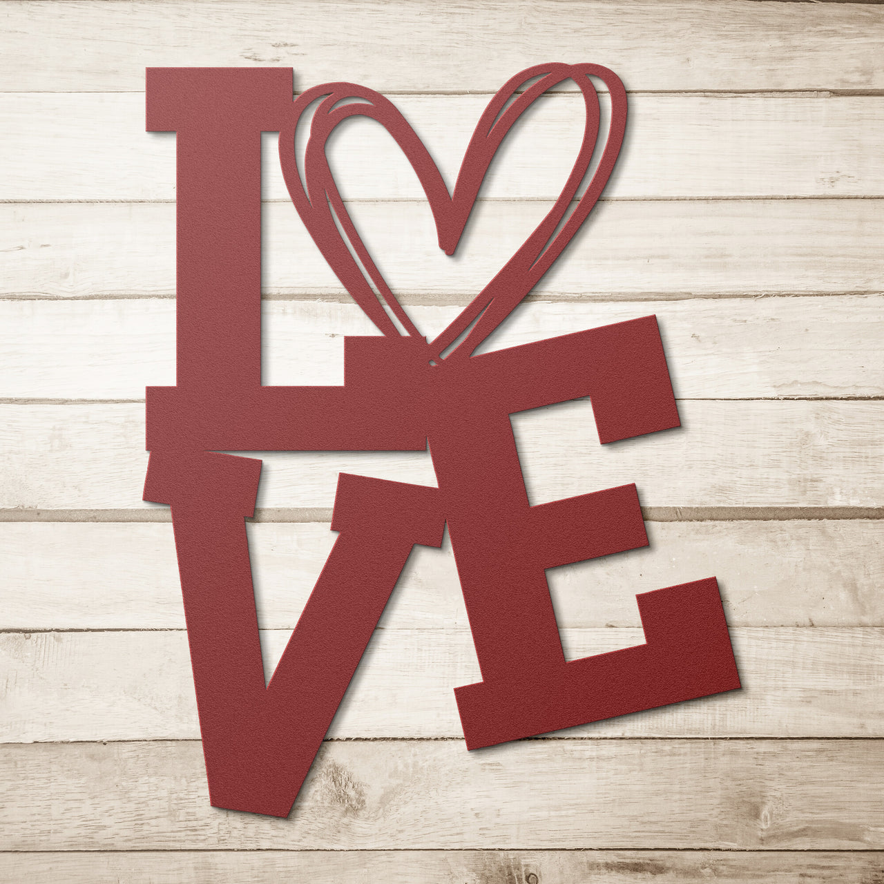 About Love Graphic-1_Steel Wall Art