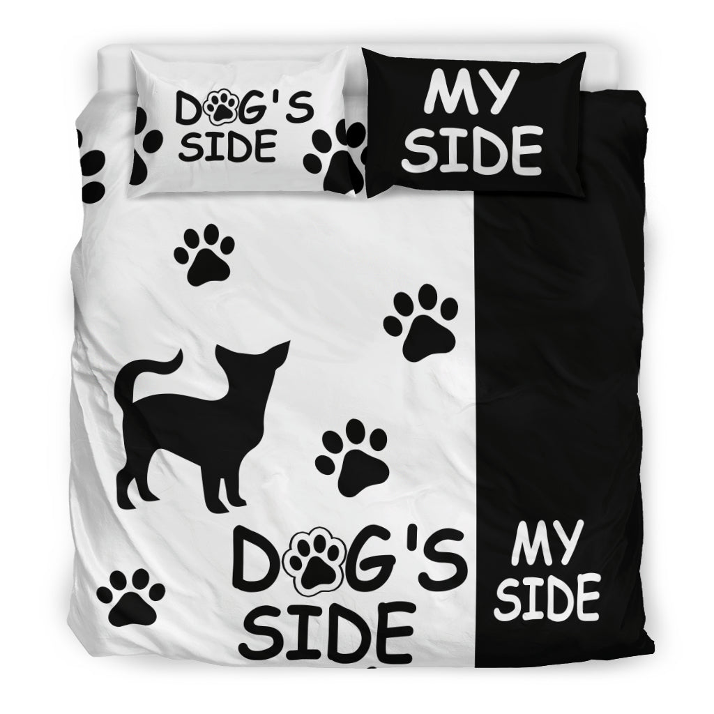 Chihuahua Dog's Side My Side Bedding Set - JaZazzy 