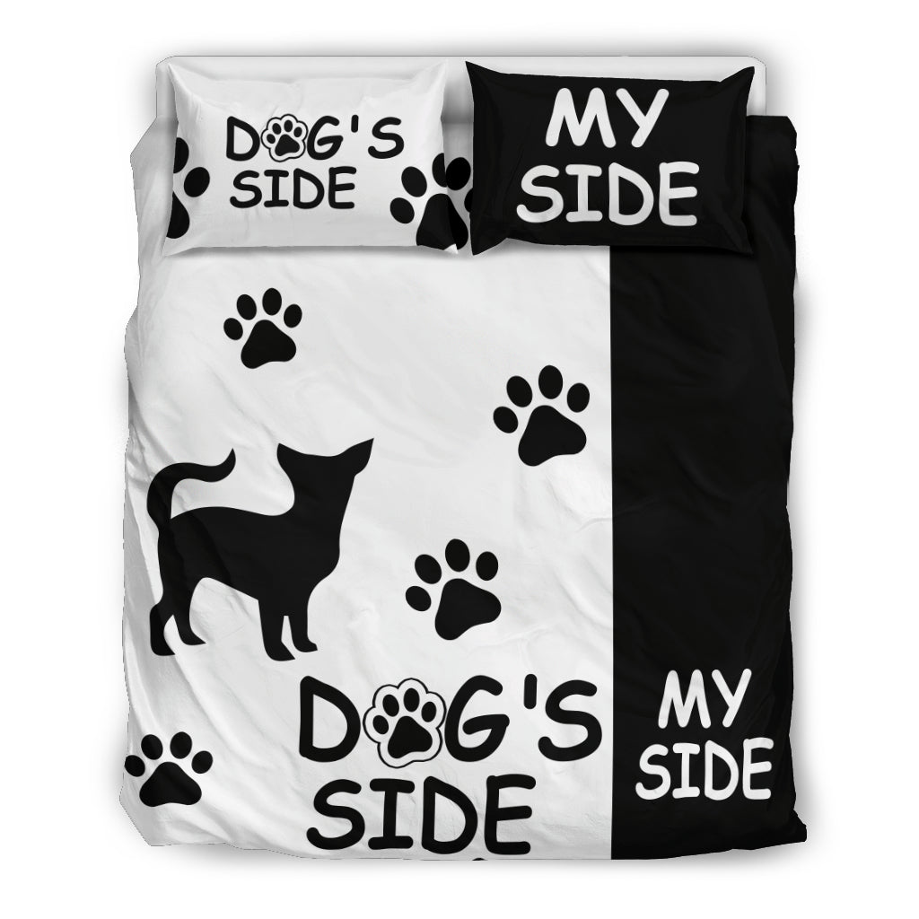 Chihuahua Dog's Side My Side Bedding Set - JaZazzy 