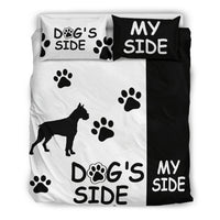 Thumbnail for Boxer Dog's Side My Side Bedding Set-White/Black - JaZazzy 