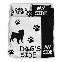 Thumbnail for PUG DOG'S SIDE MY SIDE BEDDING SET - JaZazzy 