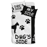 Thumbnail for Boxer Dog's Side My Side Bedding Set-White/Black - JaZazzy 