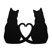 Thumbnail for Cats in love-Steel Wall Art