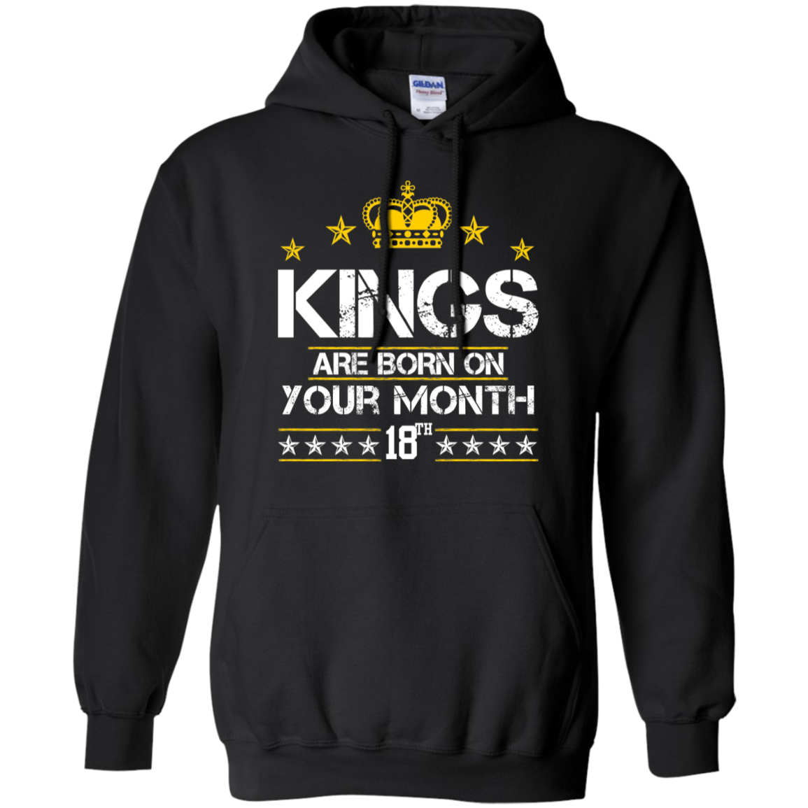 Hoodie-Kings are Born on (your month/date) - JaZazzy 