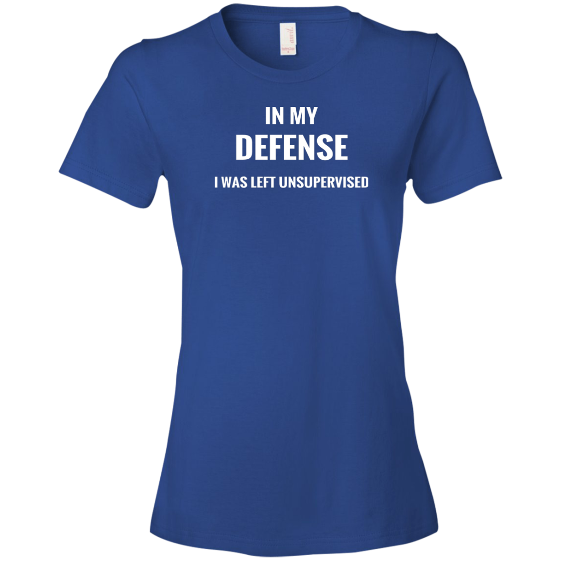 T-shirt-In My Defense_Left Unsupervised-Black - JaZazzy 