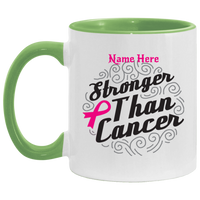 Thumbnail for AM11OZ Stronger than Cancer_Accent Mug