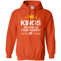 Thumbnail for Hoodie-Kings are Born on (your month/date) - JaZazzy 