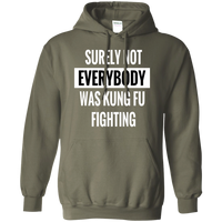 Thumbnail for Hoodie-Surely Not Everybody was Kung Fu Fighting-Black - JaZazzy 