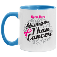 Thumbnail for AM11OZ Stronger than Cancer_Accent Mug