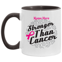 Thumbnail for AM11OZ Stronger than Cancer_Accent Mug