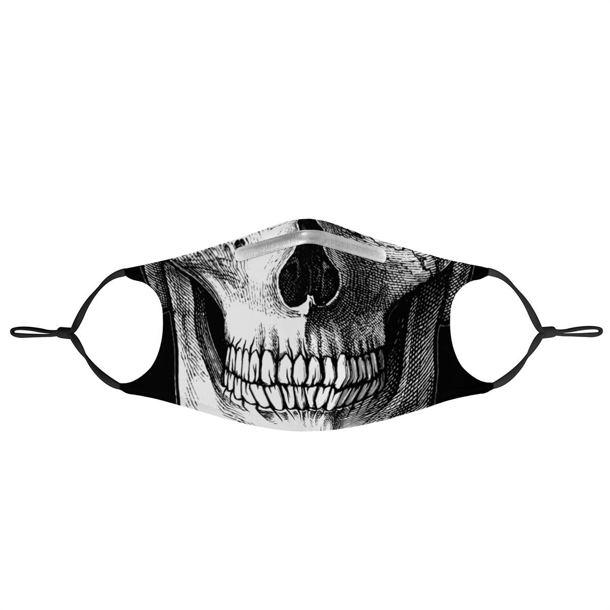 SKULL - MASK WITH (4) PM 2.5 CARBON FILTERS