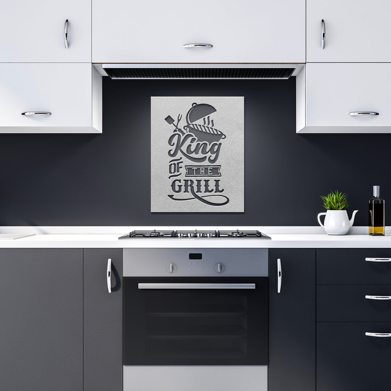 King of the grill-2_Steel Wall Art