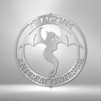 Thumbnail for Dragon Ring Monogram - Steel Sign